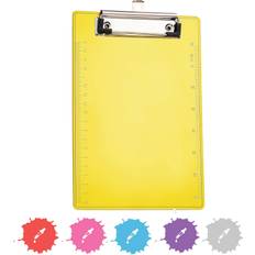 Blue Clipboards & Display Stands Enday Enday Memo Clipboard with Ruler Heavy