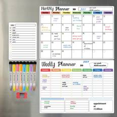 White Board Erasers & Cleaners Hivillexun Dry Erase Calendar Whiteboard.