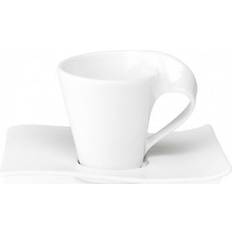 Villeroy & Boch Aluslautaset Villeroy & Boch Newwave Espressokuppi Posliini Valkoinen