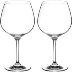 Grey Drink Glasses Diamante Home Crystal Gin Copa Drink Glass 2pcs