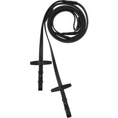 Horze Muswell Lederzügel mit Gummi Black P