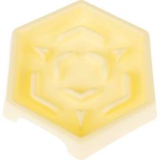 Slow Feeder Yellow Hexagon