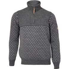 Ivanhoe of Sweden Sverre Half Zip Sweater - Grey