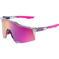 100% Sunglasses 100% Speedcraft XS Sport Performance Polished Translucent Grey Multilayer