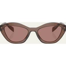 Prada PR A02S Sunglasses - Transparent Brown