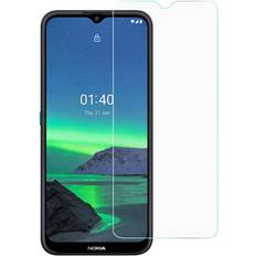 Skjermbeskyttere MAULUND Nokia 1.4 Arc-Edge Herdet Beskyttelsesglass Case Friendly Gjennomsiktig