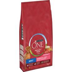 Purina ONE Kæledyr Purina ONE Medium/Maxi Adult & Ris Økonomipakke: 2