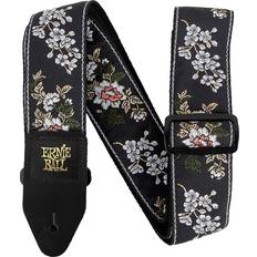 Straps Ernie Ball Classic Jacquard Textile guitar strap White Blossom