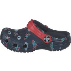 Cheap Slippers Crocs Classic Printed Clog Sandalias - Navy