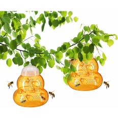 Letmy 2 Pack Wasp Trap for Hornet Bees Bee