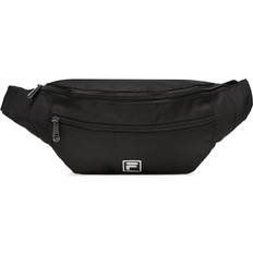 Herre Midjevesker Fila Unisex BOSHAN Double Layer Zipper waistbag Bauchtasche, Black