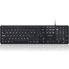 Keyboards Perixx Periboard-331 wired backlight scissor keyboard with large letters