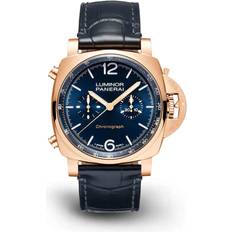 Panerai Luminor 44mm Chrono Goldtech Blu Notte Blue