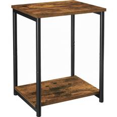 Vasagle Small Tables Vasagle Rustic Brown Industrial Side Tables Set of 2 Small Table