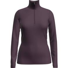 Icebreaker Women's Merino 260 Tech Long Sleeve Half Zip Thermal Top, XS, Nightshade