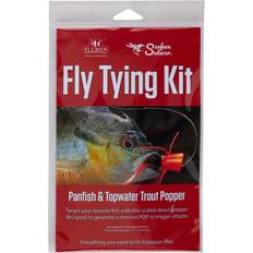 Fishing Gear Flymen Fishing Company Panfish and Topwater Trout Popper Fly Tying Kit