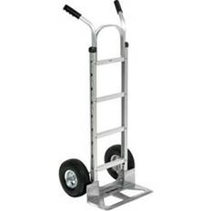 Global Industrial Aluminum Hand Truck Double Handle Pneumatic Wheels