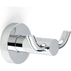 Silver Towel Hooks Italia Venezia Chrome Double Robe