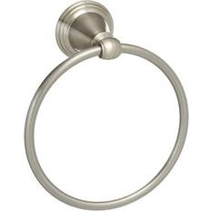 Wall Mounted Towel Rings Delta 79646BN Windemere Towel Ring 637 x 284 x 725 Inches SpotShield Brushed Nickel