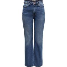 Only Jdydichte Hw Wide Db Jeans - Blue/Dark Blue Denim