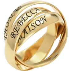 Damen ring gold Myka Charlize Russian Ring - Gold