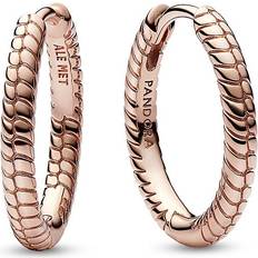 Pandora Moments Rose Gold Hoop Earrings