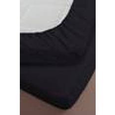 Jotex Zack Satin Økologisk Sort 120 x 200 Lagen Sort (200x)