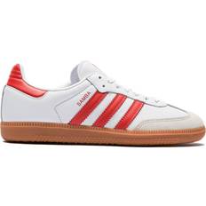 Adidas Samba Skor Adidas Samba OG W - Cloud White/Solar Red/Off White