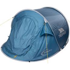 Turquoise Tents Trespass Unisex Swift 2 Patterned Pop-Up Tent Rich Teal Blue One Size