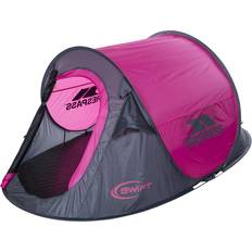 Pink Tents Trespass Unisex Swift 2 Pop-Up Tent Gerbera Multicolour One Size