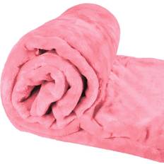 ASAB Luxury Super Soft Plush Large Blankets Pink