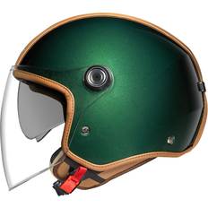 Åbne hjelme Motorcykelhjelme Nexx Pilothjelm Y.10 Midtown - Grøn Camel
