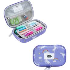 Pencil Case uninni Kids Pencil Case for Boys and Girls with High-Capacity Storage Unicorn