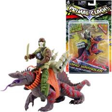 Tiere Actionfiguren Jurassic Clash Dino Wrangler Trimetrodon