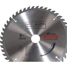 Ufixt Circular Saw Blades 160mm x 20mm tct 48 Tungsten Carbide Teeth