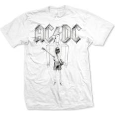 AC/DC Ac/dc official licensed unisex t- shirt switch white cotton