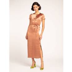 Bronze - Short Dresses Omnes Women's Dahlia Dress in Bronze