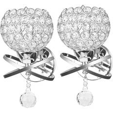 STOEX 2PCS Modern Crystal Style Crystal Wall light