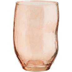Madam Stoltz Hammered Drinking Glass