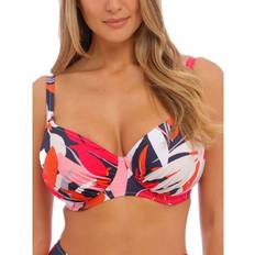 Multicoloured Bikini Tops Fantasie Womens Almeria Gathered Full Cup Bikini Top Multicolour Polyamide