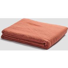 Piglet in Bed Piglet in Burnt Linen Flat Bed Sheet Orange