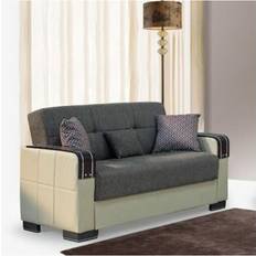 MN Furniture Malta Brown Sofa 2 Seater