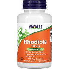 NOW Supplementen NOW Rhodiola 500 mg Set of 120 Capsules