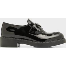 Sko Prada Patent Leather Loafers - Black