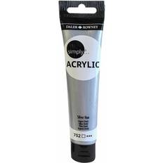 Daler Rowney Simply Acrylic Silver 75ml