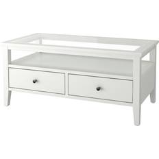Soffbord med lådor IKEA Idanas White Soffbord 55x107cm