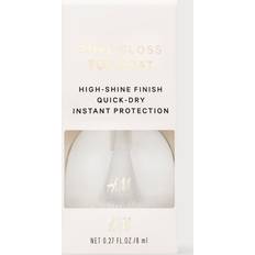 White Top Coats H&M Nail top coat White