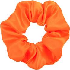 Orange Hair Ties Shein Satin Solid Color Casual Hair Tie