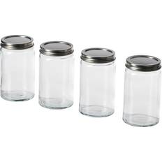 Diskmaskinsvänliga - Rostfritt stål Köksbehållare IKEA Citronhaj Kitchen Container 4pcs 0.35L