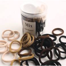 Shein 50pcs Jar Pack Women Basic High Elasticity Hair Ties For Ponytail Casual